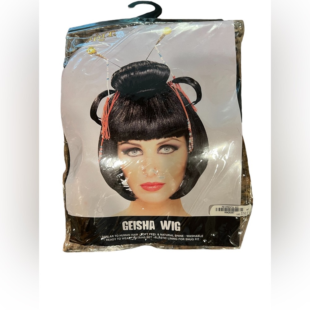 Spirit Geisha Black Wig OS